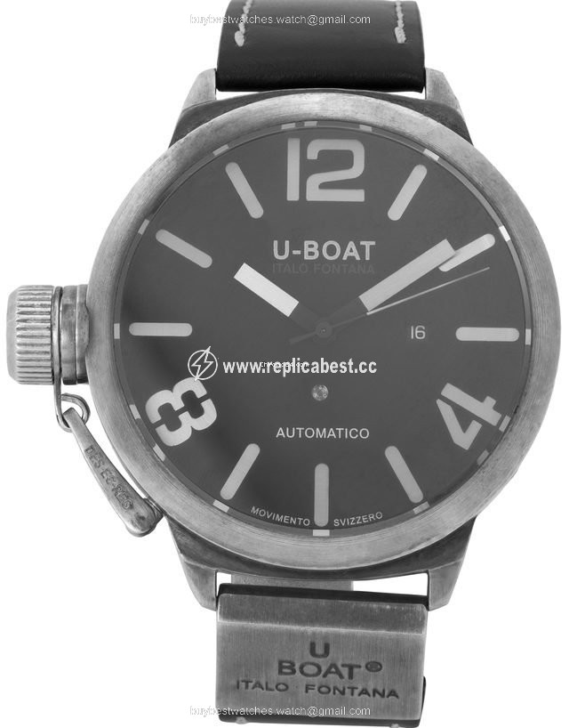 U-Boat Classico Mens watch Unisex Automatic Silver 4553 AB-AS-A925