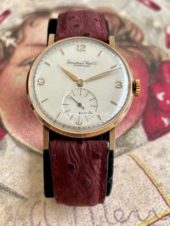 IWC Mens watch Unisex Manual winding Yellow gold 220012