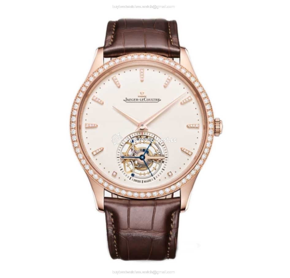 Jaeger-LeCoultre Master Ultra Thin Tourbillion Mens watch Unisex Automatic Rose gold Q1682401