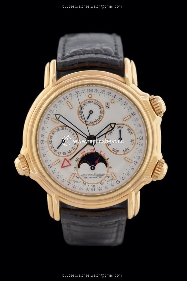 Jaeger-LeCoultre Mens watch Unisex Automatic Red gold 180.2.99