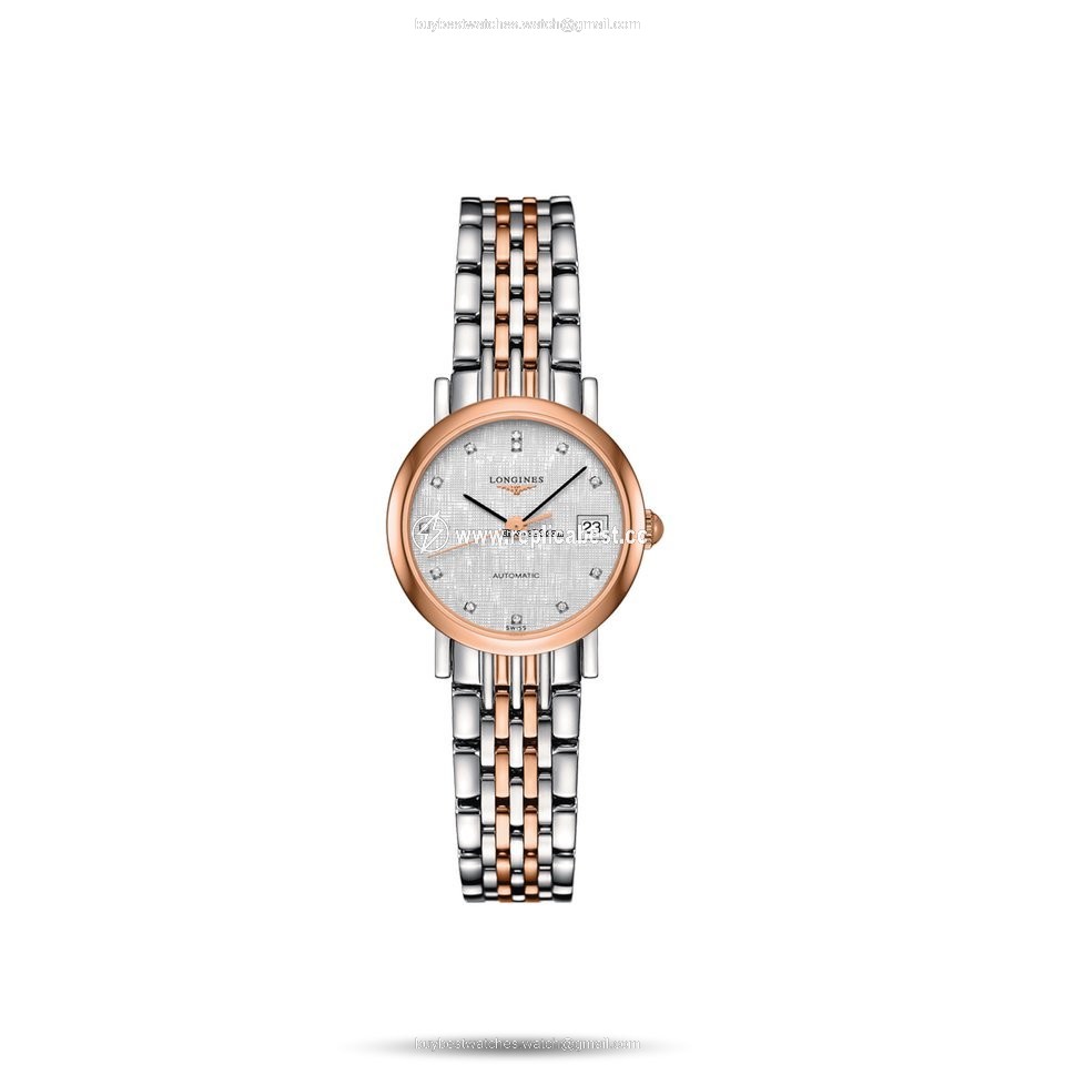 Longines Elegant Womens watch Automatic Gold Steel L4.309.5.77.7
