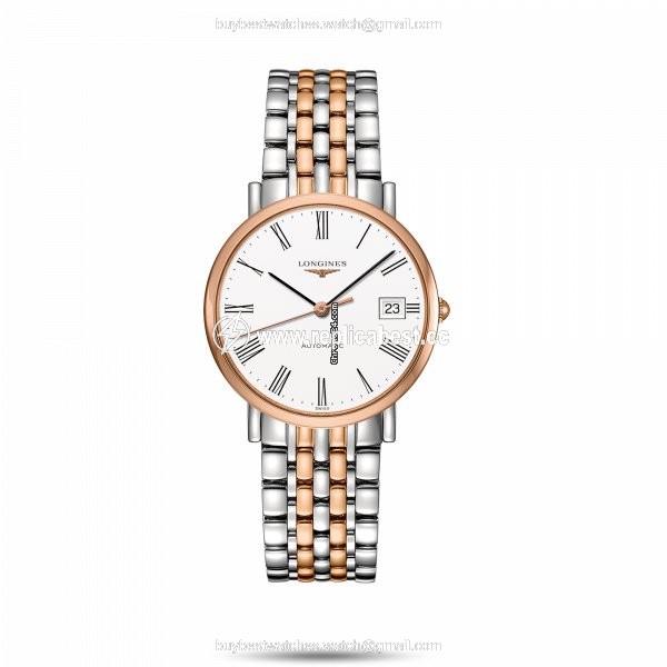 Longines Elegant Automatic Gold Steel L4.810.5.11.7