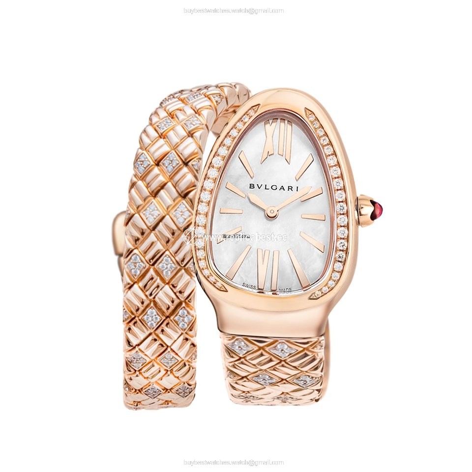 Bulgari Serpenti Womens watch Quartz Rose gold 103250 SPP35WGDGD1.1T