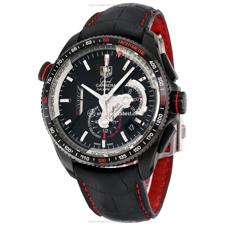 TAG Heuer Grand Carrera Mens watch Unisex Automatic Titanium CAV5185.FC6237