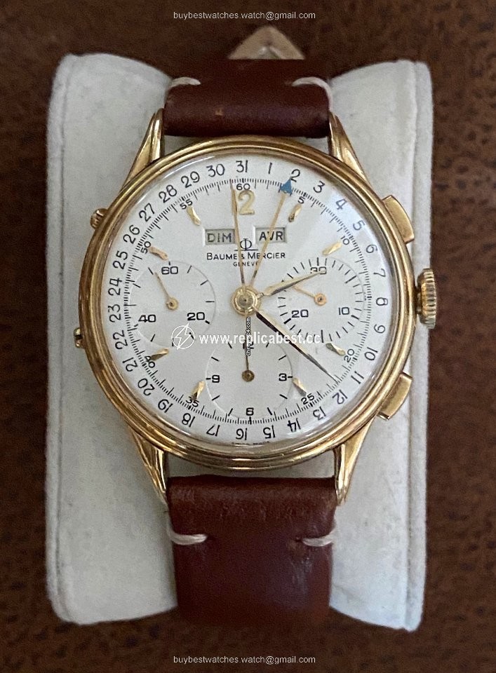 Baume & Mercier Mens watch Unisex Manual winding Yellow gold 3902
