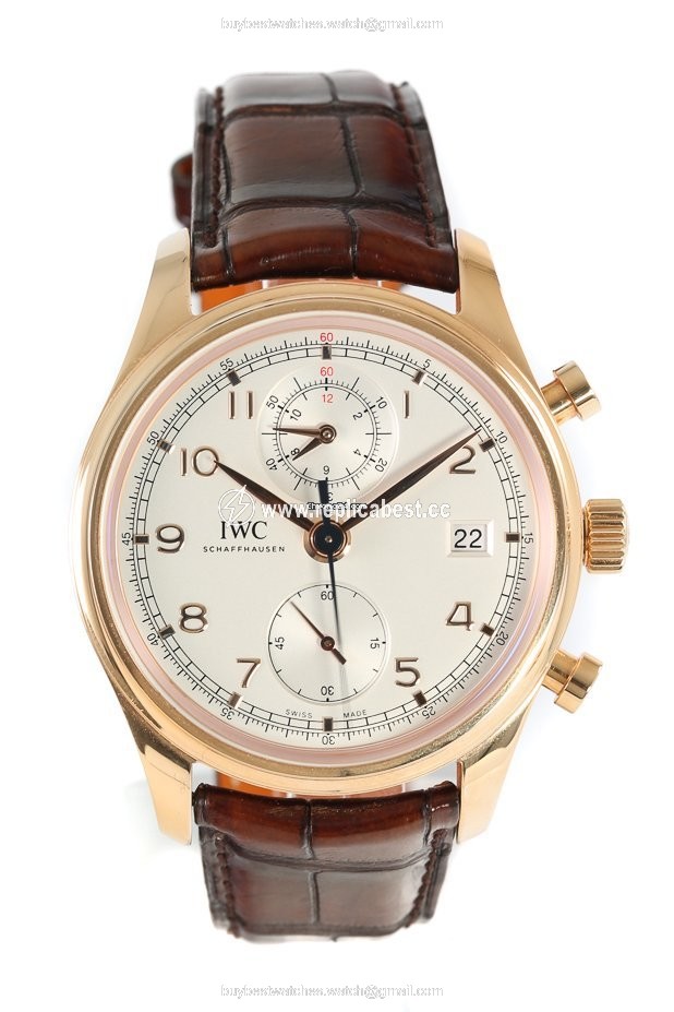 IWC Portuguese Chronograph Mens watch Unisex Automatic Rose gold IW3904202