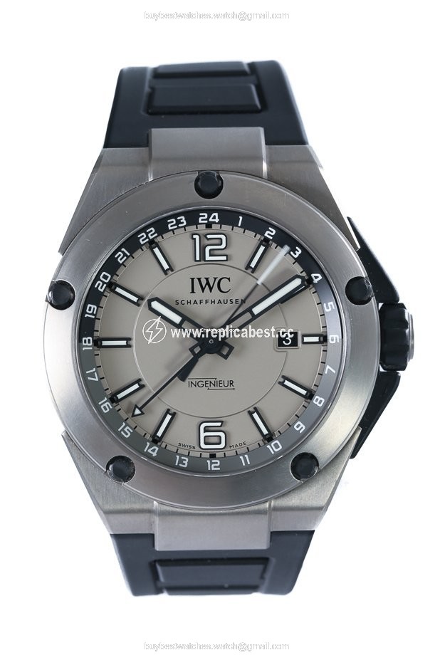 IWC Ingenieur Dual Time Mens watch Unisex Automatic Titanium IW3264-03