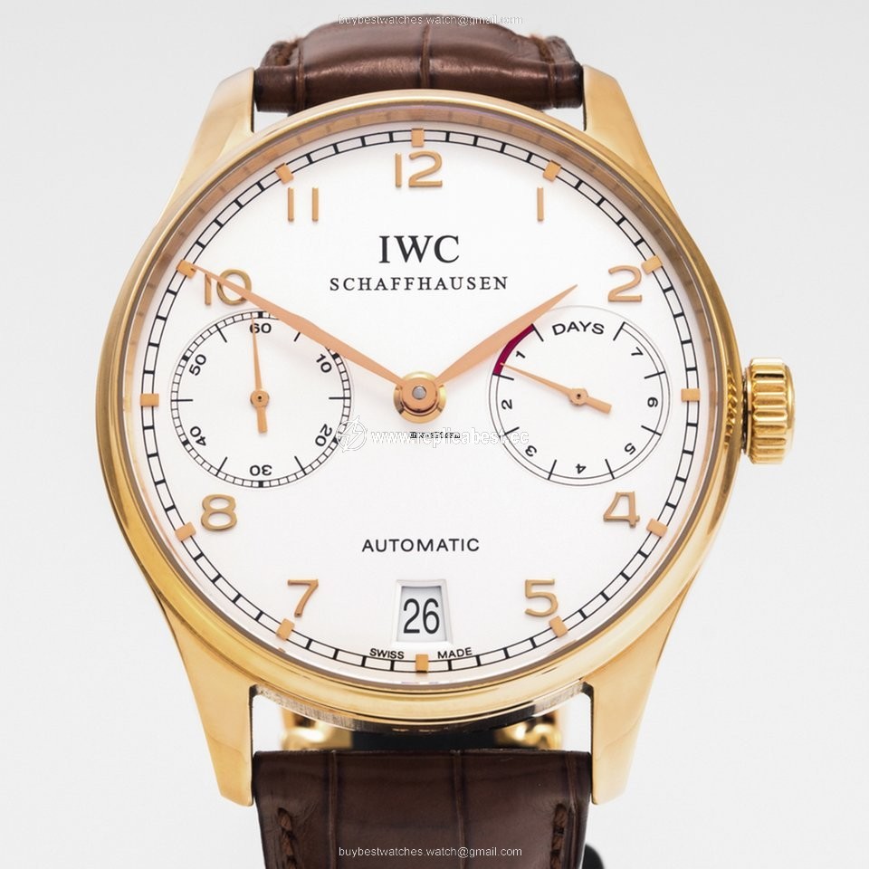 IWC Portuguese Automatic Mens watch Unisex Automatic Rose gold IW 500101