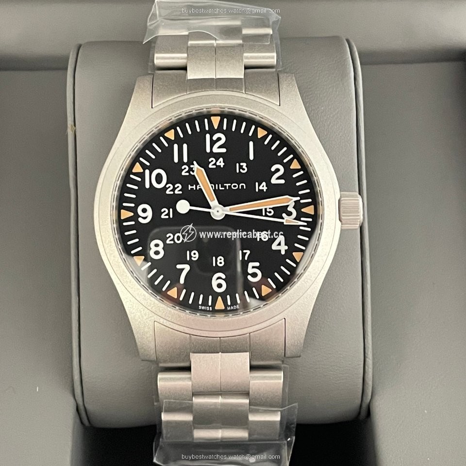 Hamilton Khaki Field Mens watch Unisex Manual winding Steel H69529133