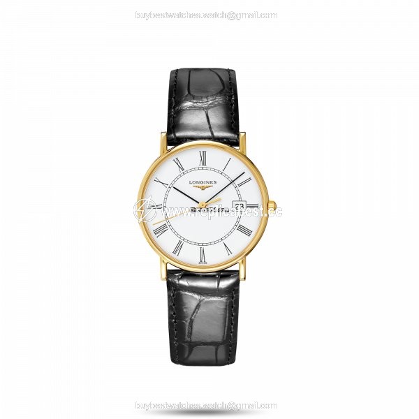 Longines Presence Mens watch Unisex Quartz Gold Steel L4.743.6.11.0