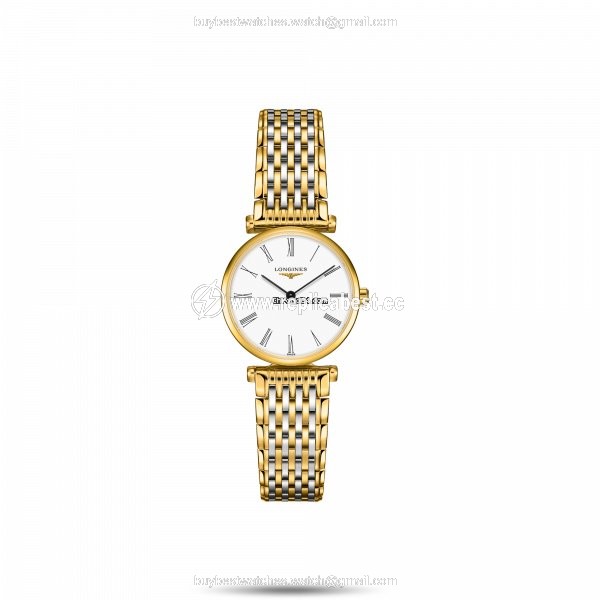 Longines La Grande Classique Womens watch Quartz Gold Steel L4.209.2.11.7