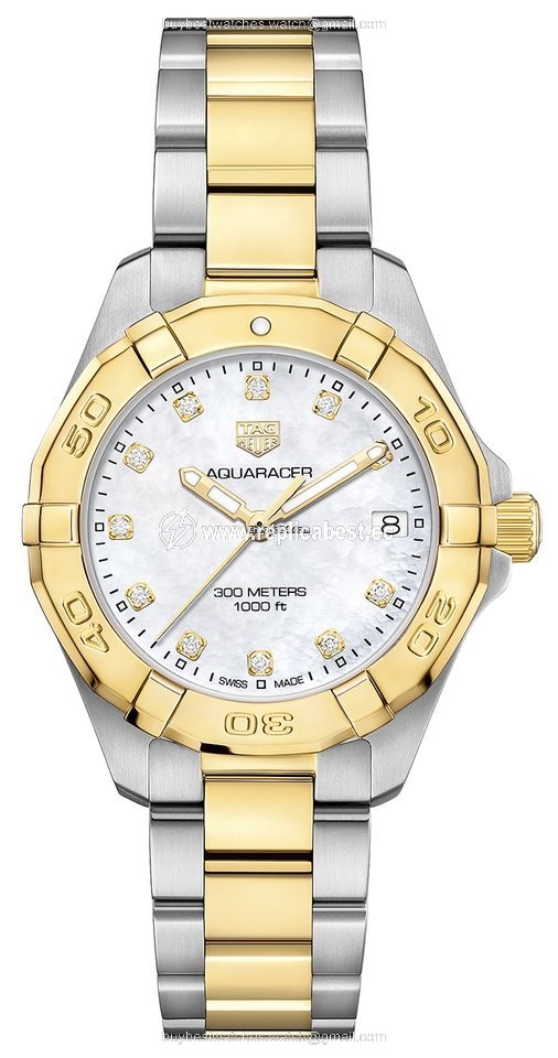 TAG Heuer Aquaracer Lady Womens watch Quartz Gold Steel WBD1322.BB0320