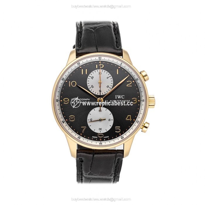 IWC Portuguese Chronograph Mens watch Unisex Automatic Rose gold IW3714-33