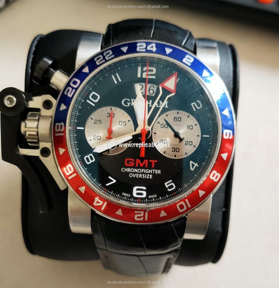 Graham Chronofighter Oversize Mens watch Unisex Steel 2OVHS.B39A