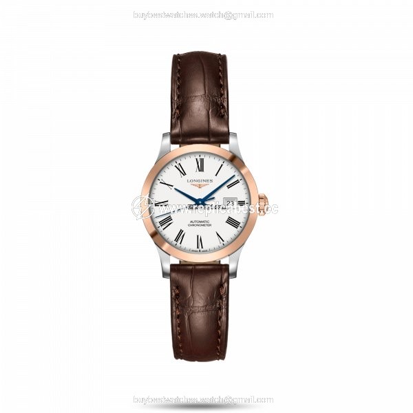 Longines Record Mens watch Unisex Automatic Gold Steel L2.321.5.11.2