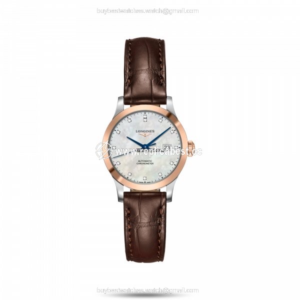 Longines Record Mens watch Unisex Automatic Gold Steel L2.321.5.87.2