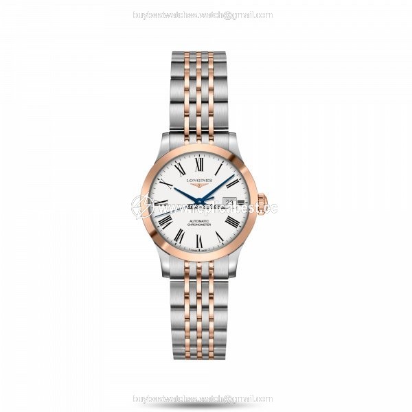 Longines Record Womens watch Automatic Gold Steel L2.321.5.11.7