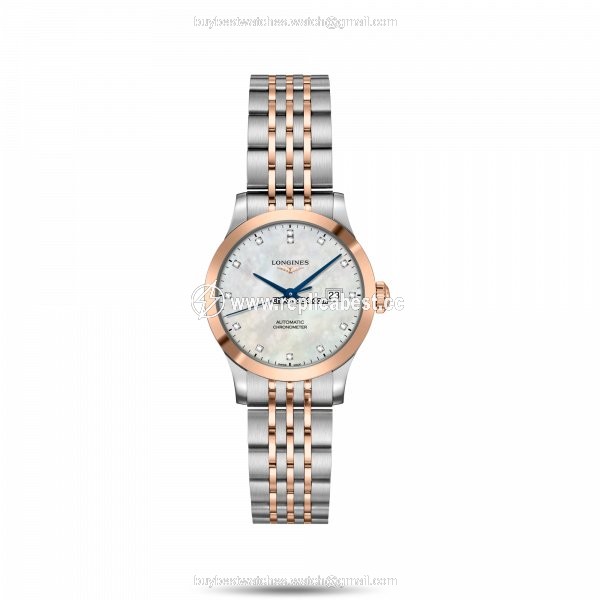 Longines Record Womens watch Automatic Gold Steel L2.321.5.87.7