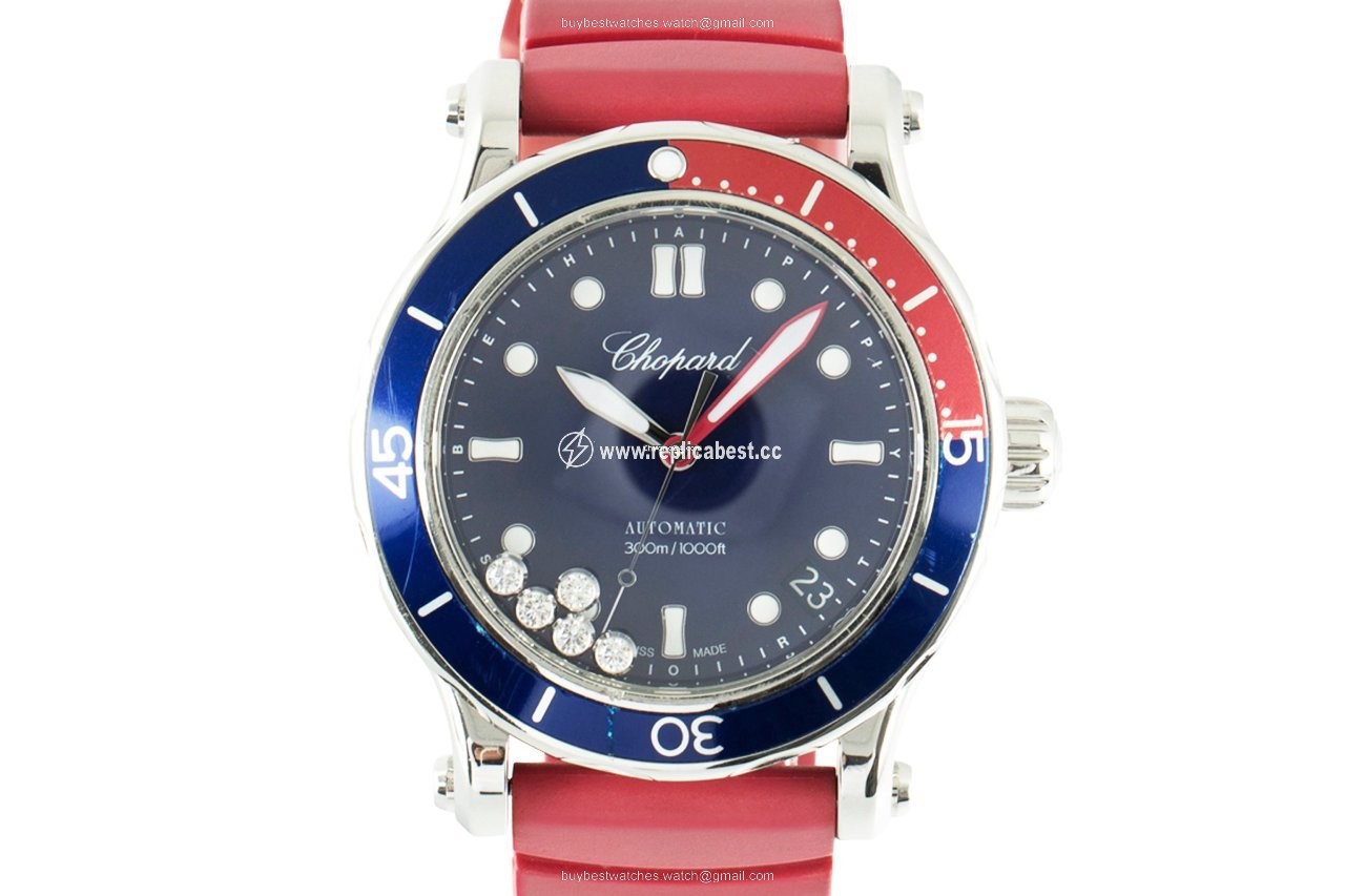 Chopard Happy Diamonds Womens watch Automatic Steel 278587-3002