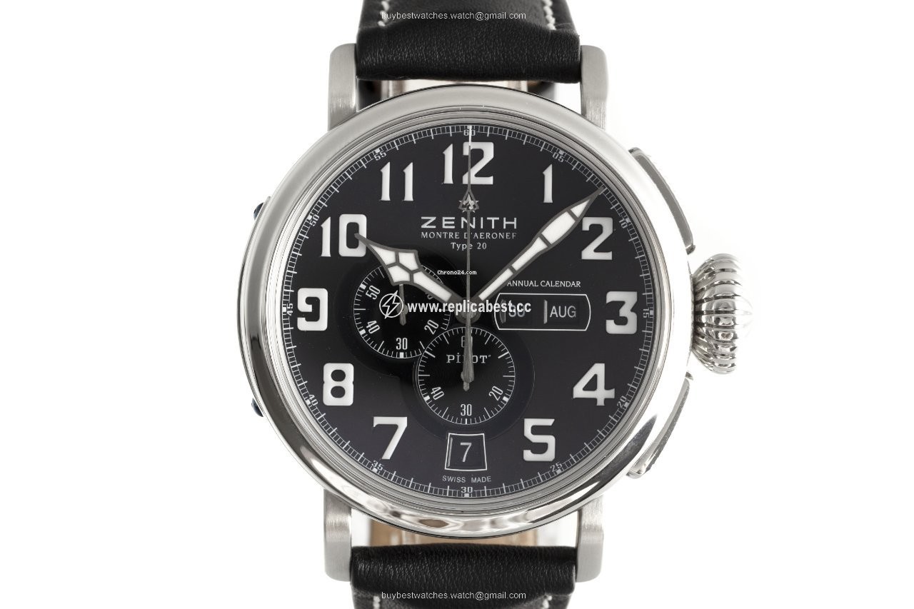 Zenith Pilot Type 20 Annual Calendar Mens watch Unisex Automatic Steel 03.2430.4054 21.C721