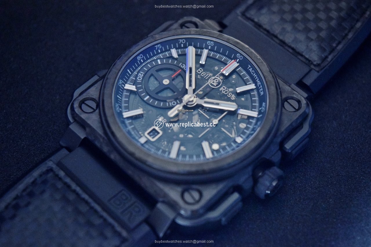 Bell & Ross BR-X1 Mens watch Unisex Automatic Carbon BRX1-CE-CF-BLACK