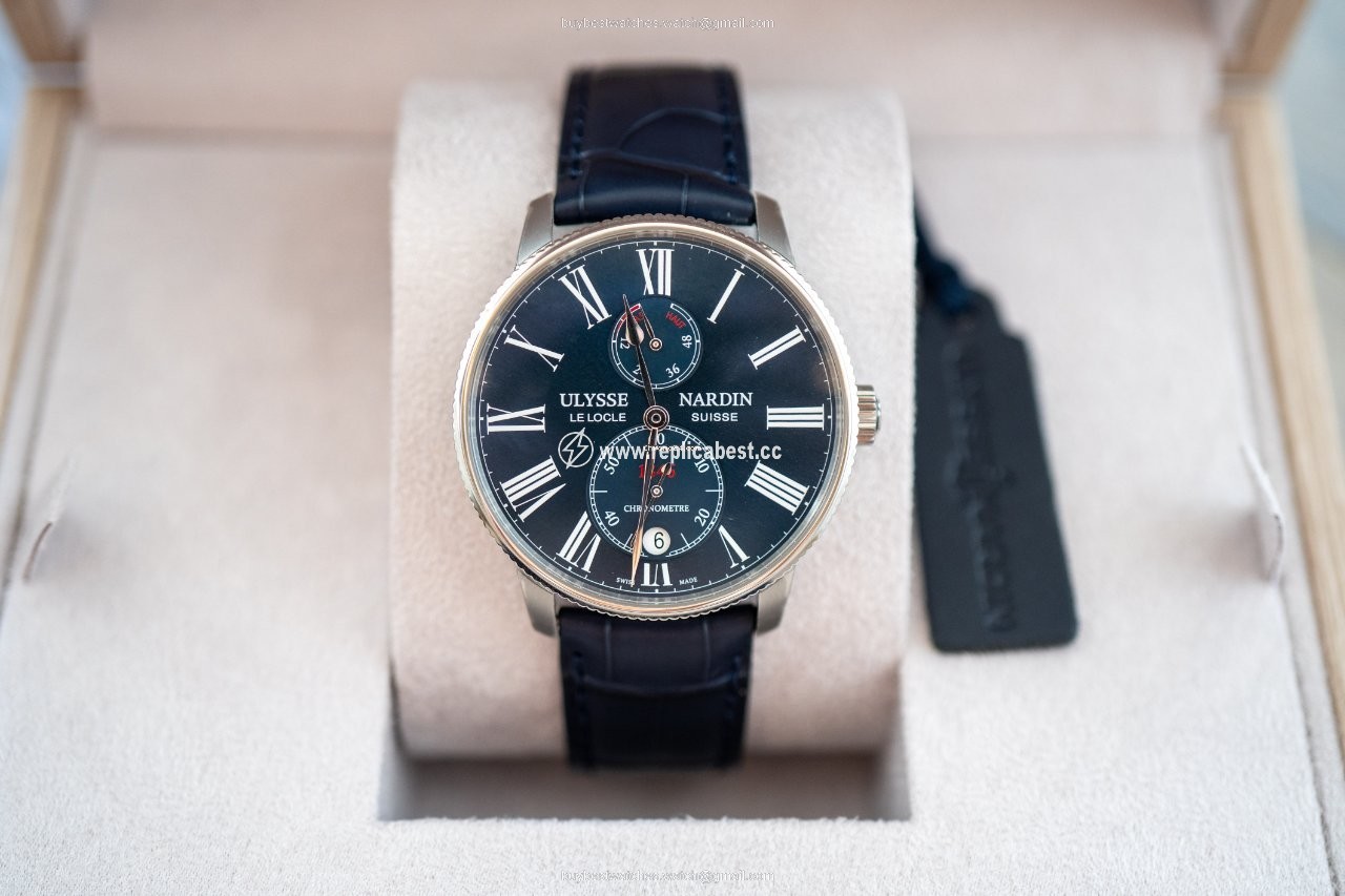 Ulysse Nardin Marine Torpilleur Mens watch Unisex Automatic Steel 1183-310 43