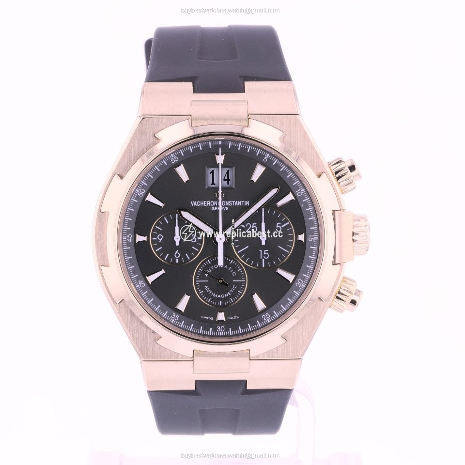 Vacheron Constantin Overseas Chronograph Mens watch Unisex Automatic Rose gold 49150 000R-9338