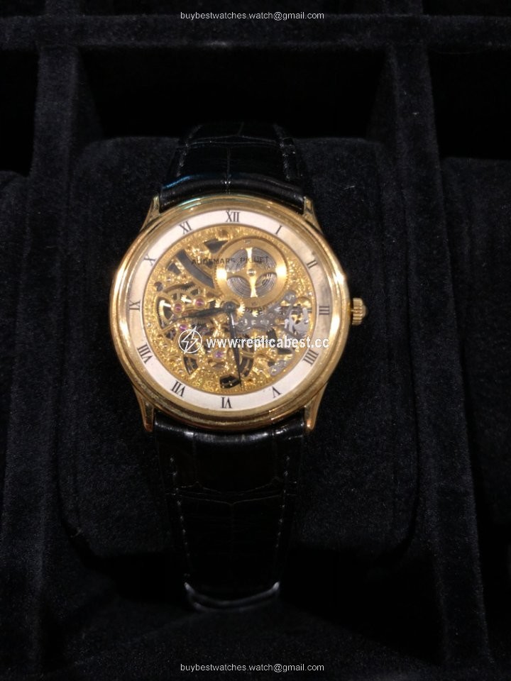 Audemars Piguet Mens watch Unisex Manual winding Yellow gold 14389BA