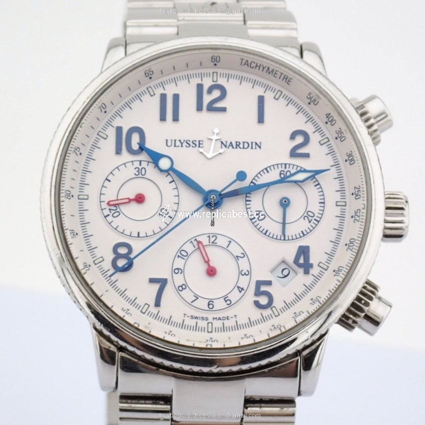 Ulysse Nardin Marine Chronograph Mens watch Unisex Automatic Steel 353 22