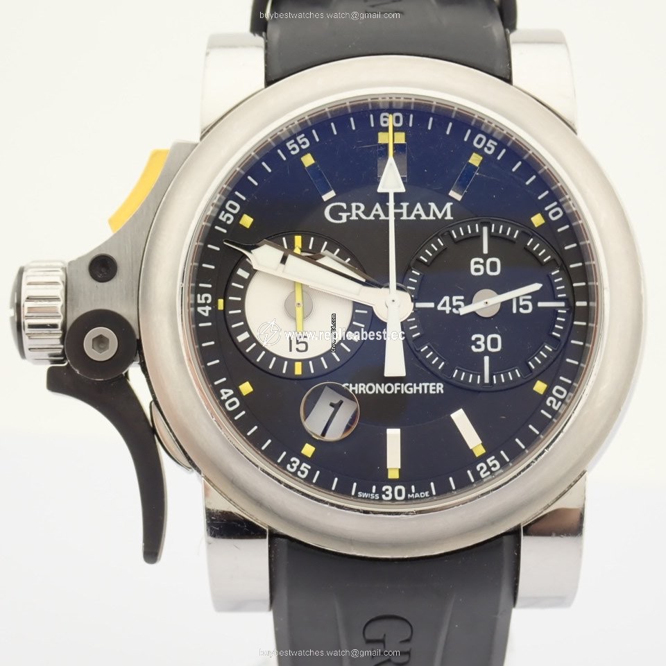 Graham Chronofighter R.A.C. Mens watch Unisex Automatic Steel 2TRAS.B01A