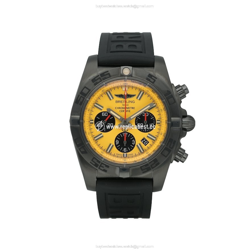 Breitling Chronomat 44 Blacksteel Mens watch Unisex Automatic Steel MB0111C3 I531