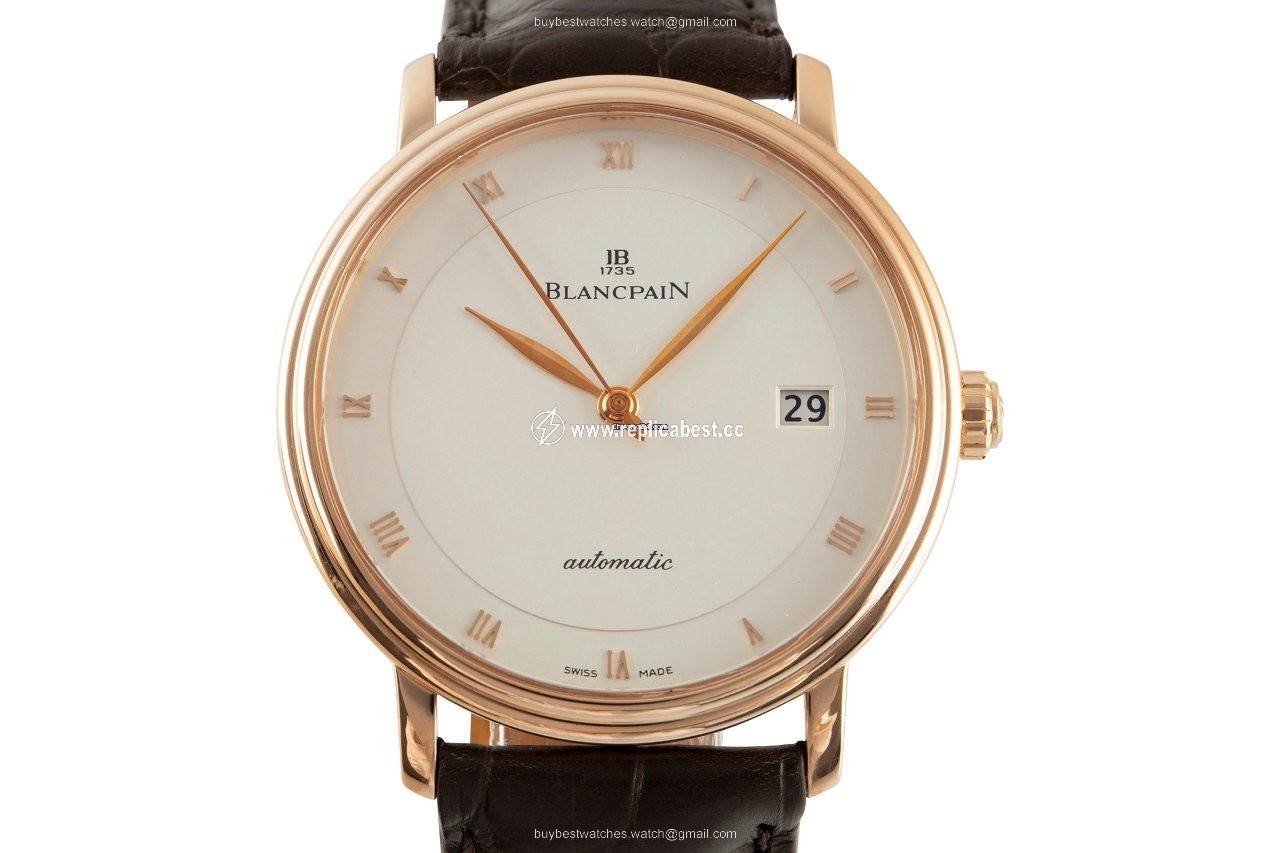 Blancpain Villeret Ultra-Slim Mens watch Unisex Automatic Red gold 6223 3642 55A
