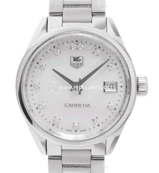 TAG Heuer Carrera Lady Womens watch Quartz Steel WAR1314