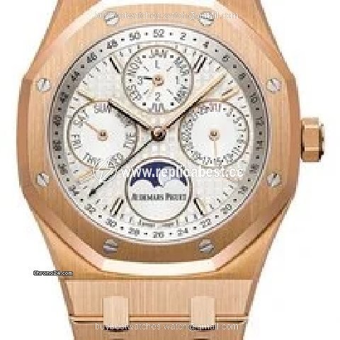 Audemars Piguet Royal Oak Perpetual Calendar Mens watch Unisex Automatic Rose gold 26574OR.OO.1220OR.01