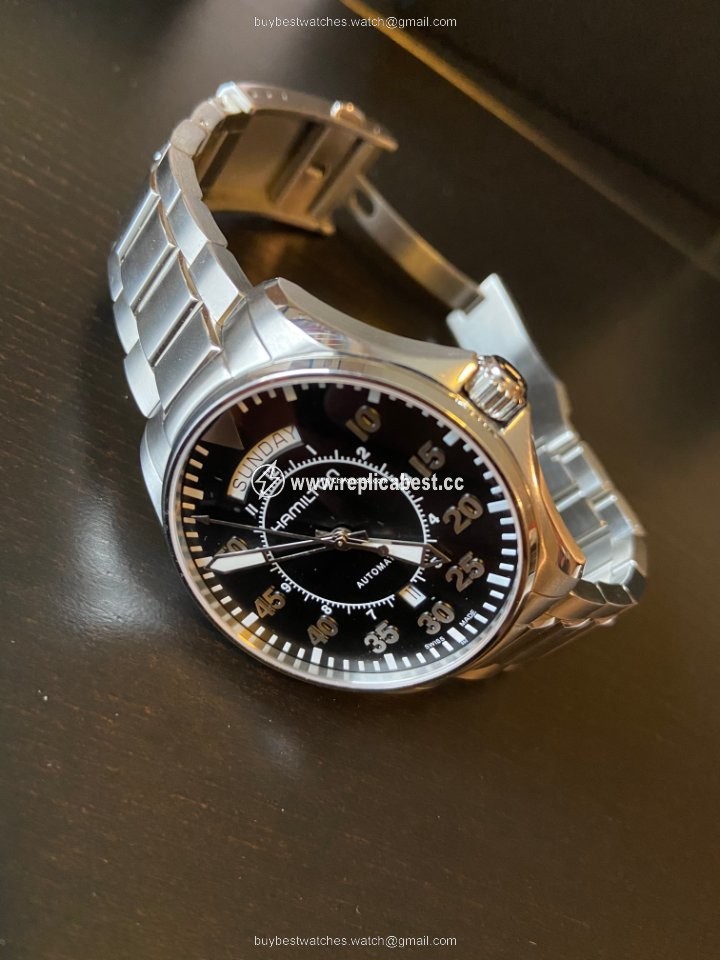 Hamilton Khaki Pilot Day Date Mens watch Unisex Automatic Steel H64615135