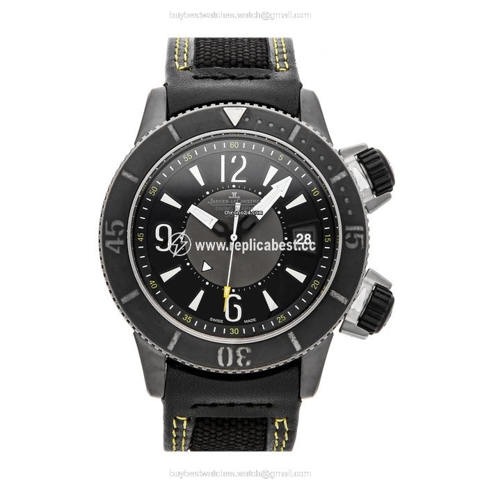 Jaeger-LeCoultre Master Compressor Diving Alarm Navy SEALs Mens watch Unisex Automatic Titanium Q183T47J