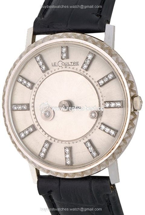 Jaeger-LeCoultre Mens watch Unisex Manual winding White gold 195-B