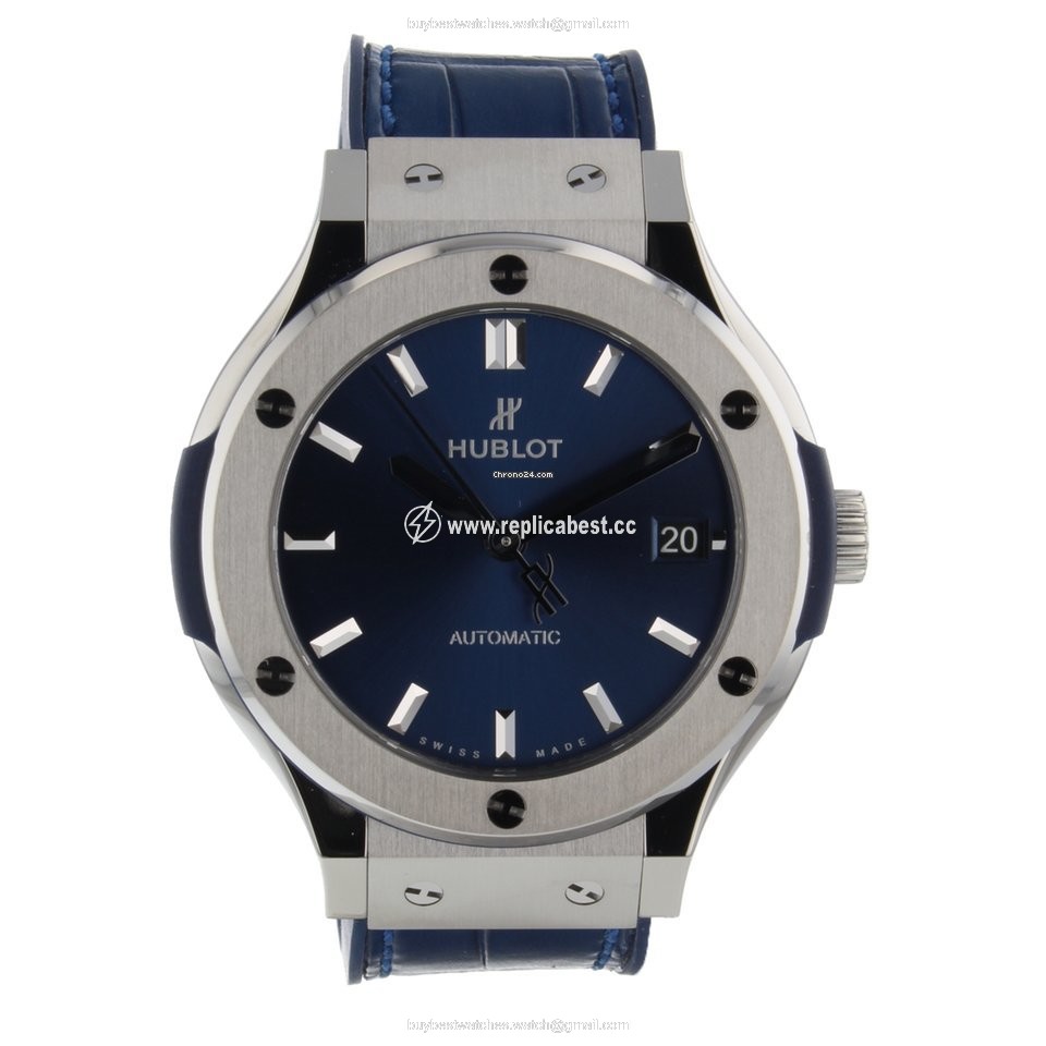 Hublot Classic Fusion Blue Mens watch Unisex Automatic Titanium 565NX7170LR