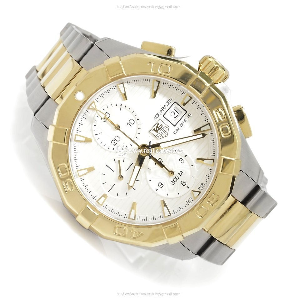TAG Heuer Aquaracer Mens watch Unisex Automatic Gold Steel CAY2121-0
