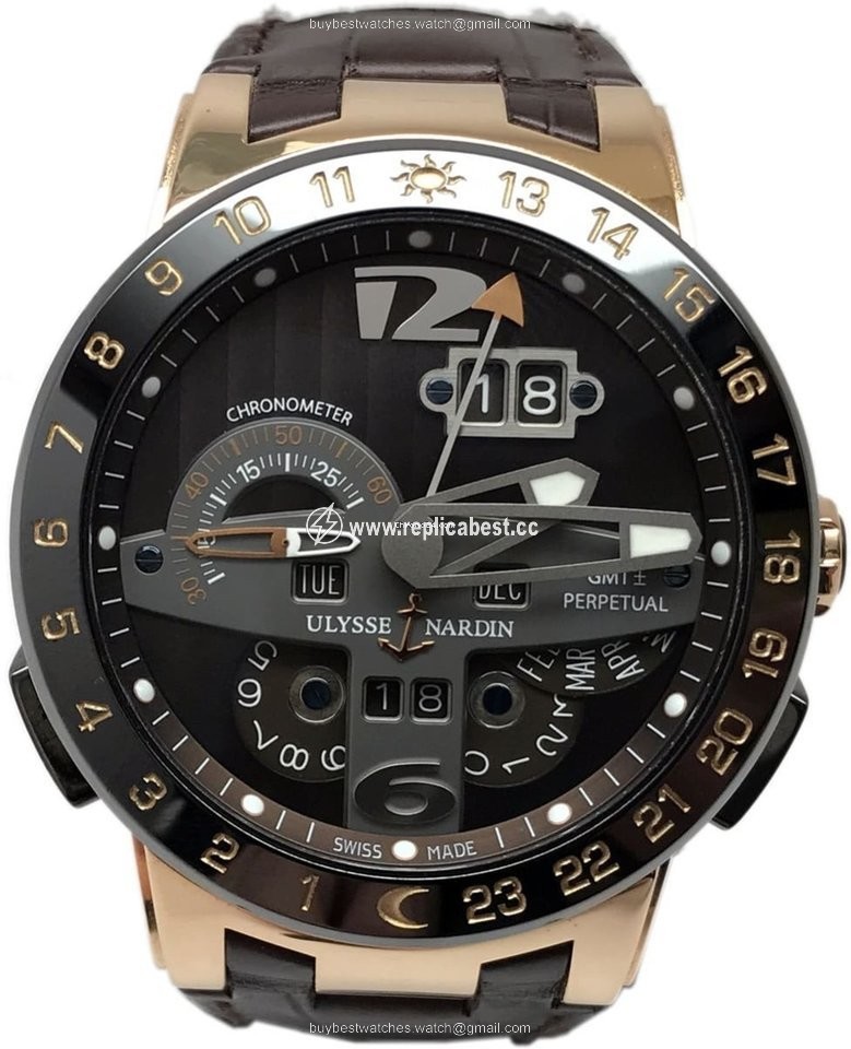 Ulysse Nardin El Toro Black Toro Mens watch Unisex Automatic Rose gold 323-00