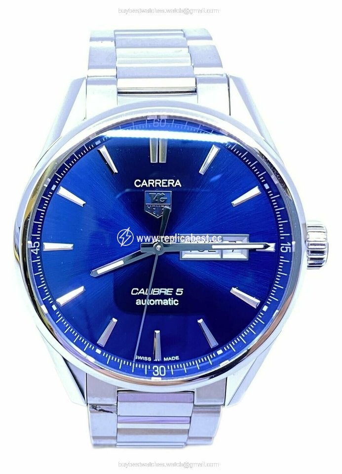 TAG Heuer Carrera Calibre 5 Mens watch Unisex Automatic Steel WAR201E