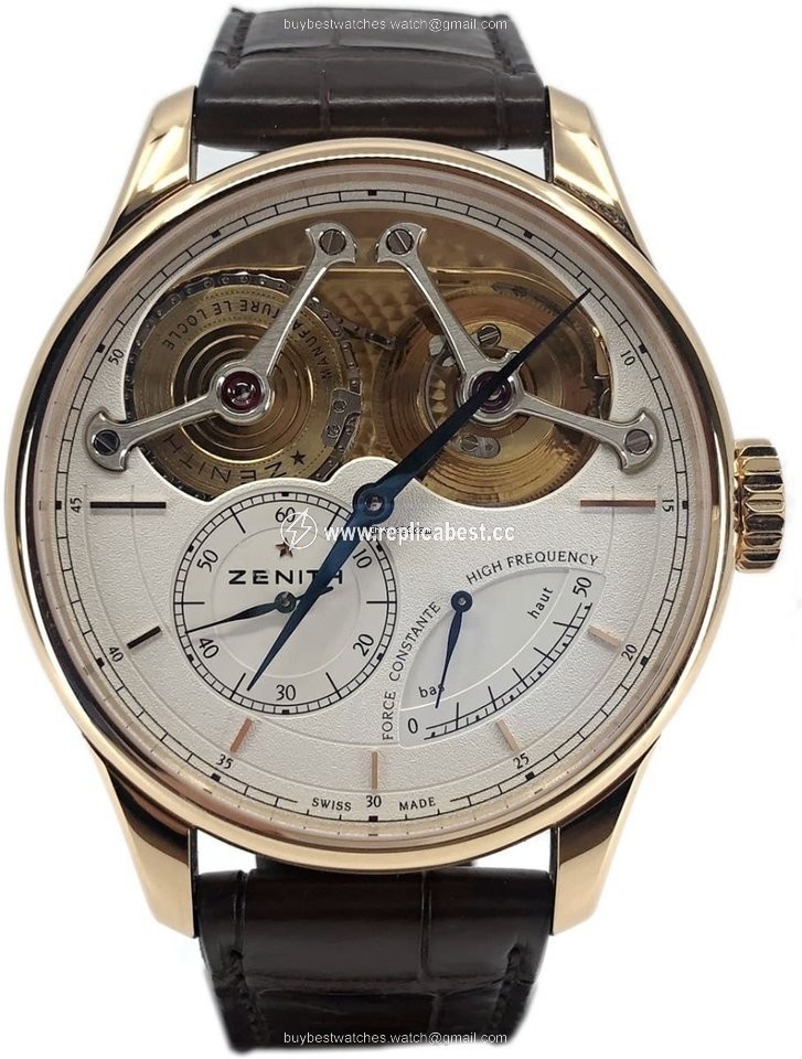Zenith Academy Mens watch Unisex Manual winding Rose gold 182210481001C713