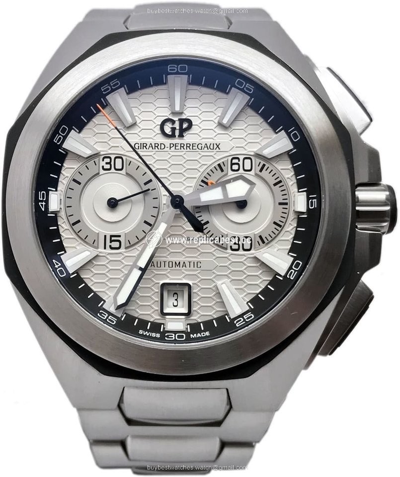 Girard Perregaux Chrono Hawk Mens watch Unisex Automatic Steel 49970-11-131-11A