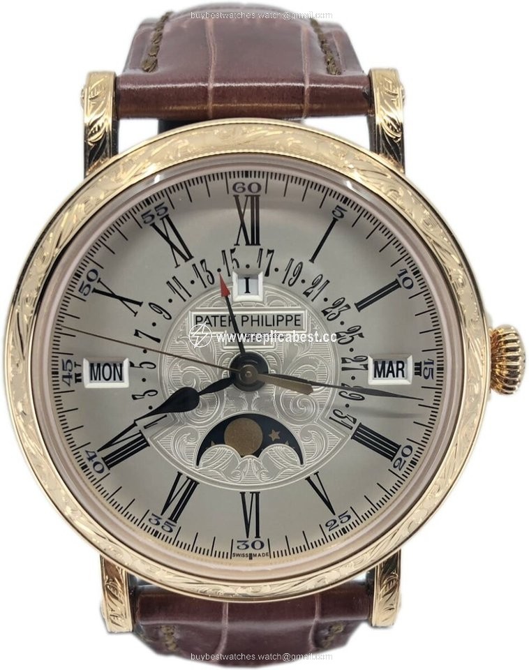 Patek Philippe Perpetual Calendar Mens watch Unisex Automatic Rose gold 5160R-001