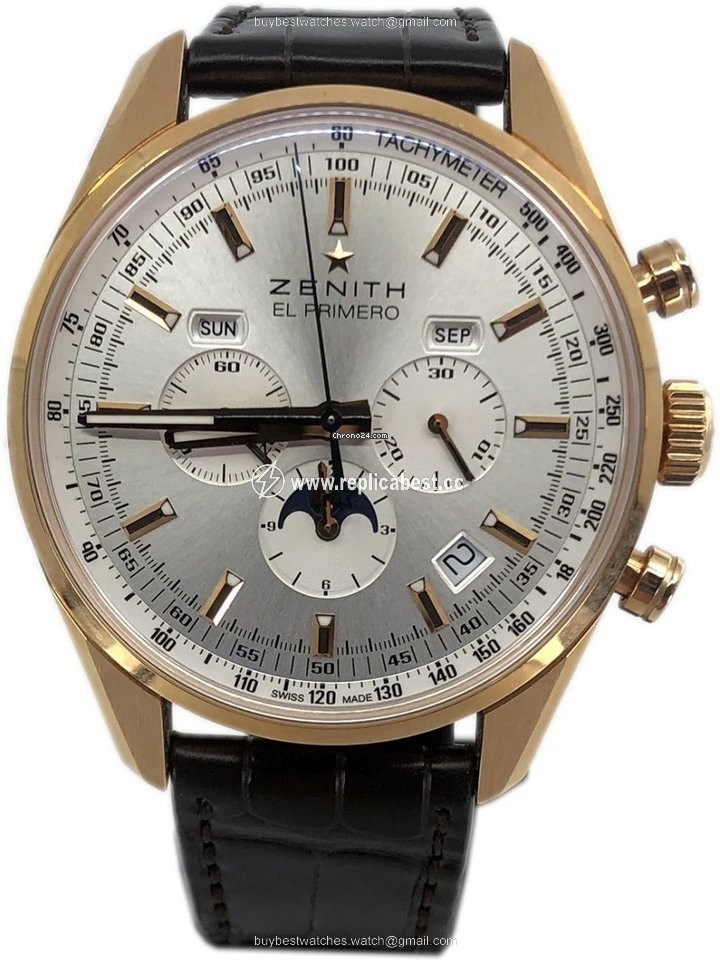 Zenith El Primero 410 Mens watch Unisex Automatic Rose gold 18.2091.410 01.C494