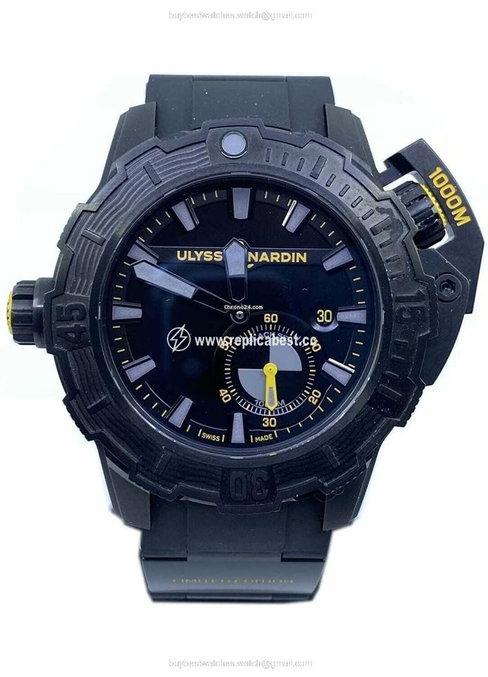 Ulysse Nardin Mens watch Unisex Automatic Titanium 3203-500LE-3 BLACK-OMW