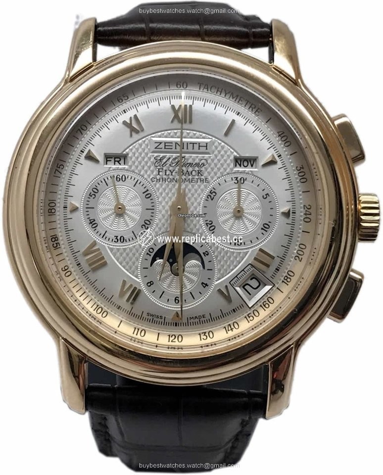 Zenith Mens watch Unisex Automatic Yellow gold 1240