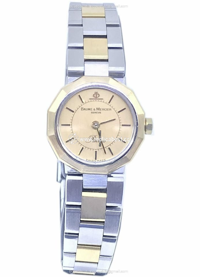 Baume & Mercier Womens watch Quartz Gold Steel 5220 SS