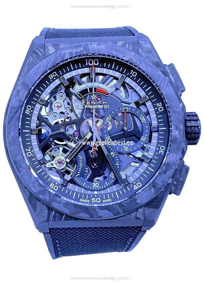 Zenith Defy El Primero Mens watch Unisex Automatic Ceramic 21 49.9000.9004 78.M9000