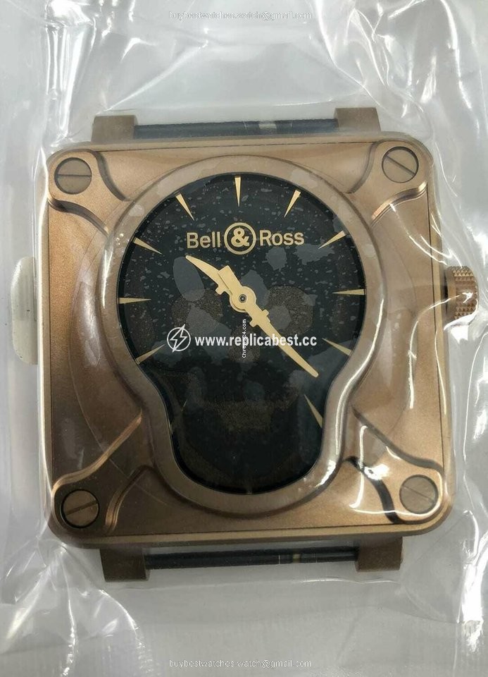 Bell & Ross BR 01-92 Mens watch Unisex Automatic Bronze BR0192-SKULL-BR